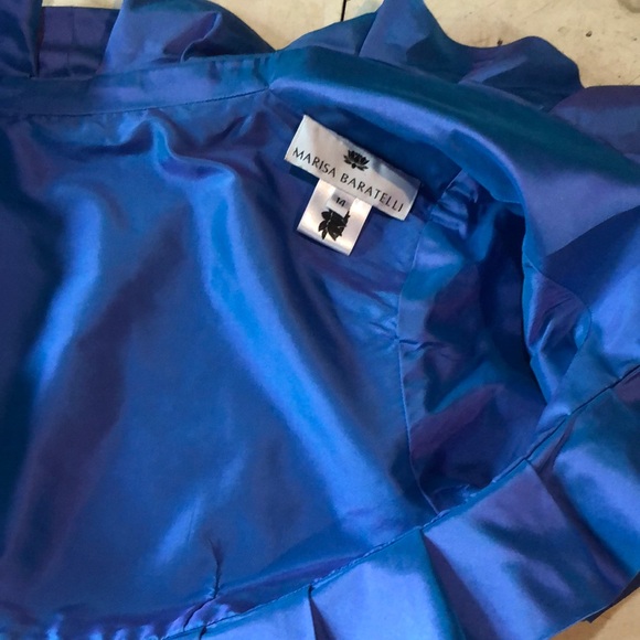 Marisa Baratelli 100% Thai Silk Strapless Dress and Cropped Jacket - Picture 12 of 17